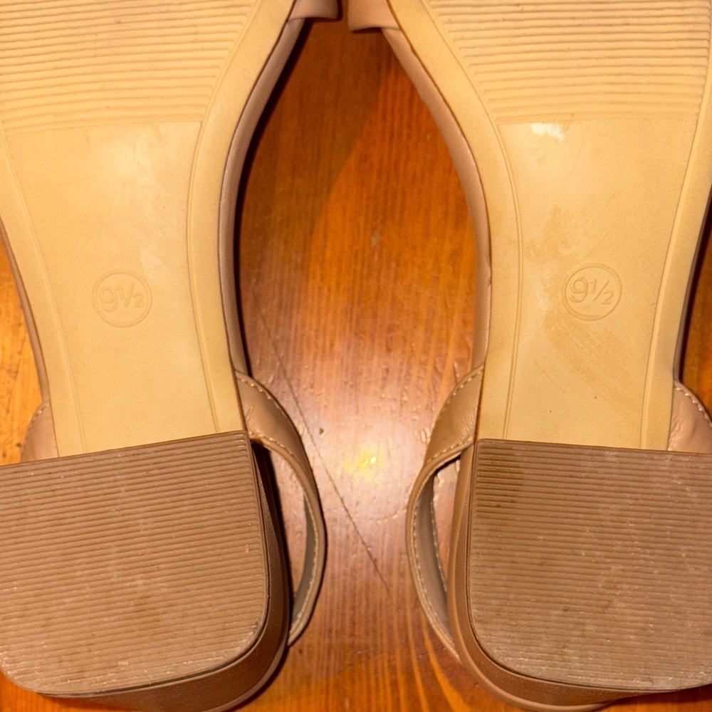 A New Day Women's Beige Strap Sandals - Picture 6 of 6